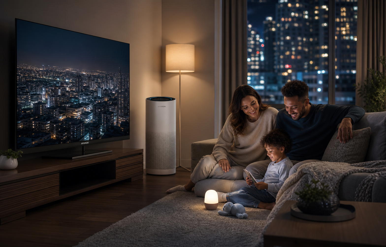 Night-time relaxation with HYUNDAI home technology